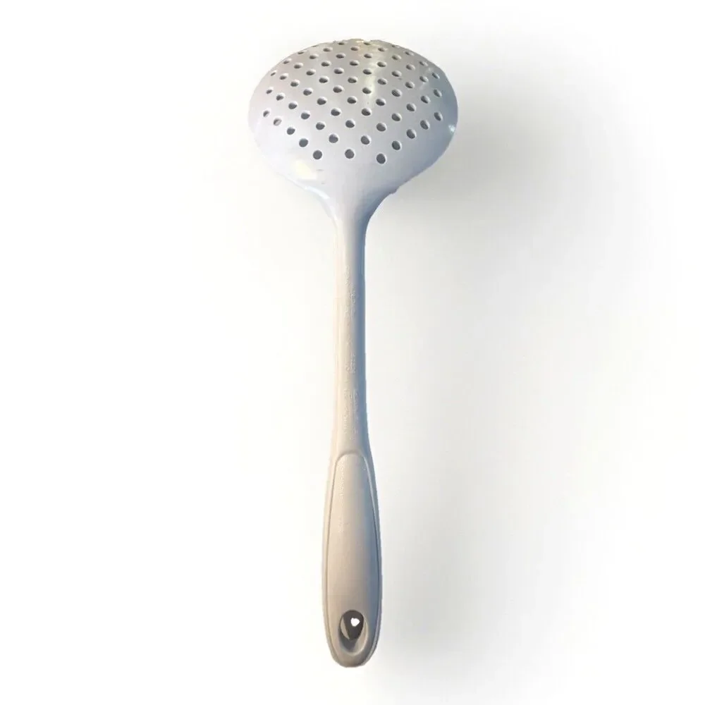 Melamine Tools‎ Skimmer Slotted Spoon White LS-22129